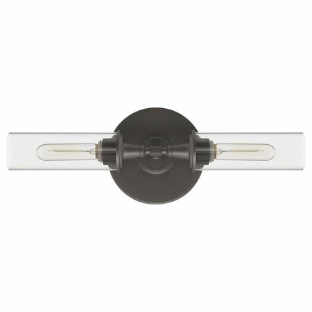 CRAFTMADE Modina 2 Light Linear Wall Sconce in Espresso 38002-ESP